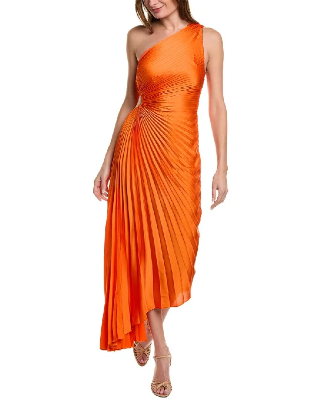 A.L.C. Delfina Midi Dress Cozy Midi Dress with Pockets