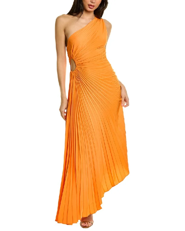 A.L.C. Delfina Midi Dress Trendy Boho Midi Dress