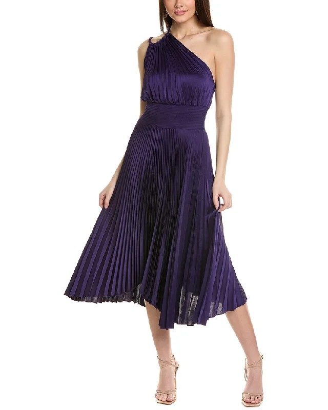A.L.C. Ruby Midi Dress Trendy Smocked Waist Midi Dress
