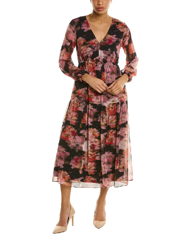 Adrianna Papell Chiffon Midi Dress Fashionable Wide Leg Midi Dress