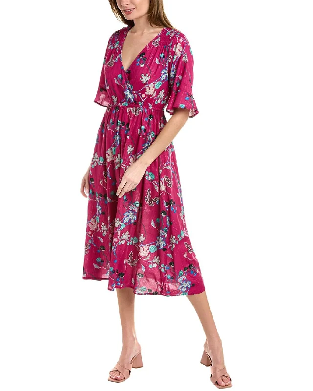 ANNA KAY Ovida Midi Dress Fashionable Plaid Midi Dress