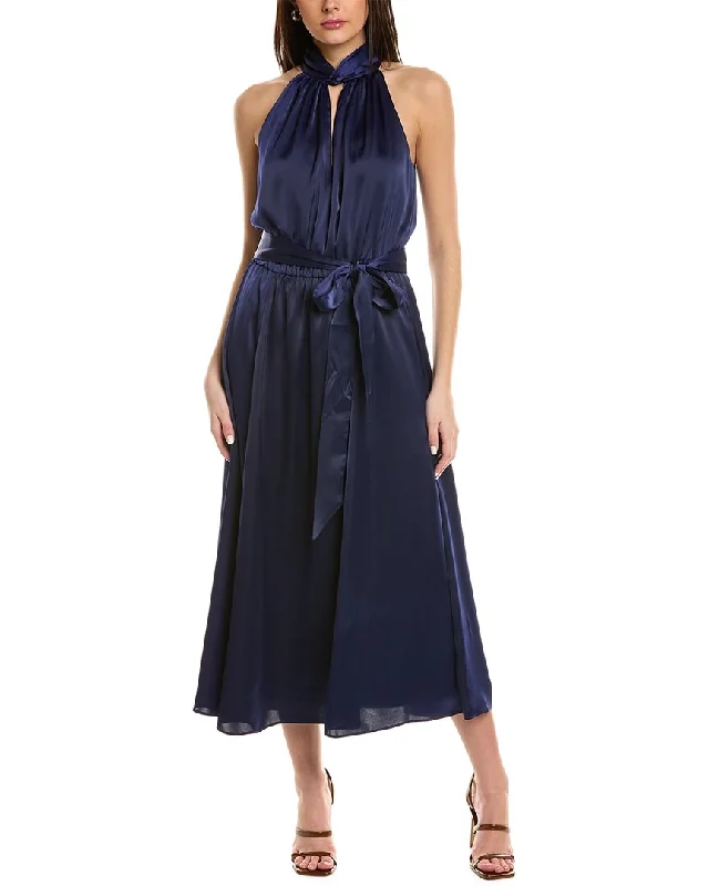 Anne Klein Montreal Midi Dress Trendy Ruched Side Midi Dress