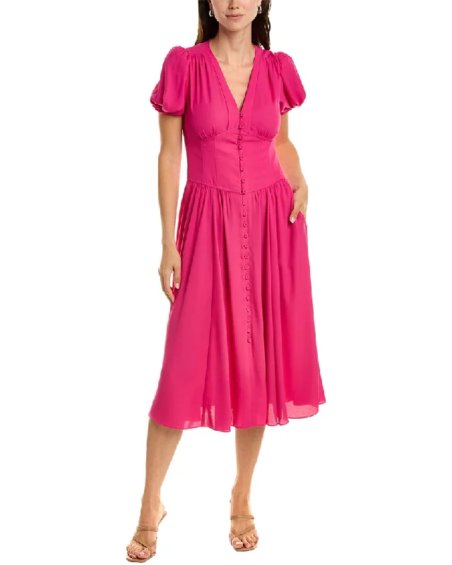 Diane von Furstenberg Cordelia Midi Dress Trendy Shift Midi Dress
