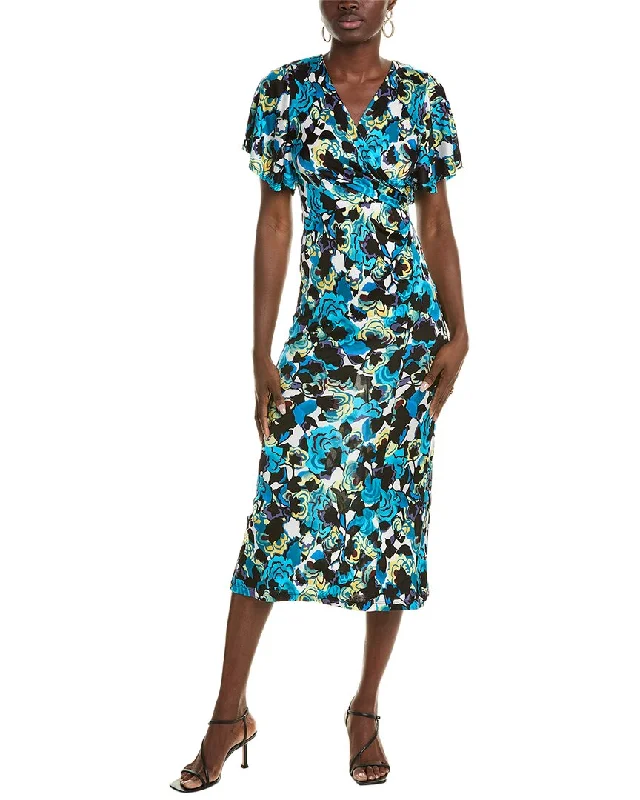 Diane von Furstenberg Zetna Midi Dress Cozy Ribbed Knit Midi Dress