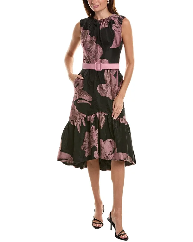 Kay Unger Beatrix Midi Dress Fashionable Wide Leg Midi Dress