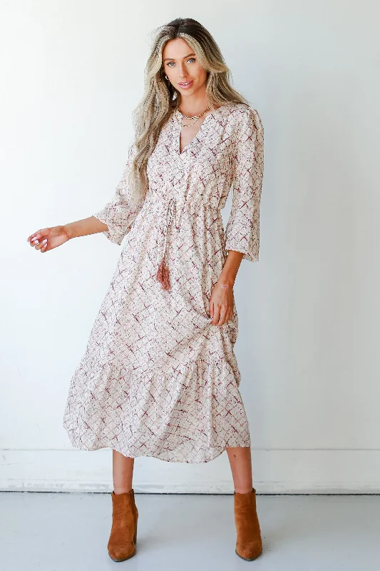 Love And Beyond Midi Dress Stylish Tiered Midi Dress