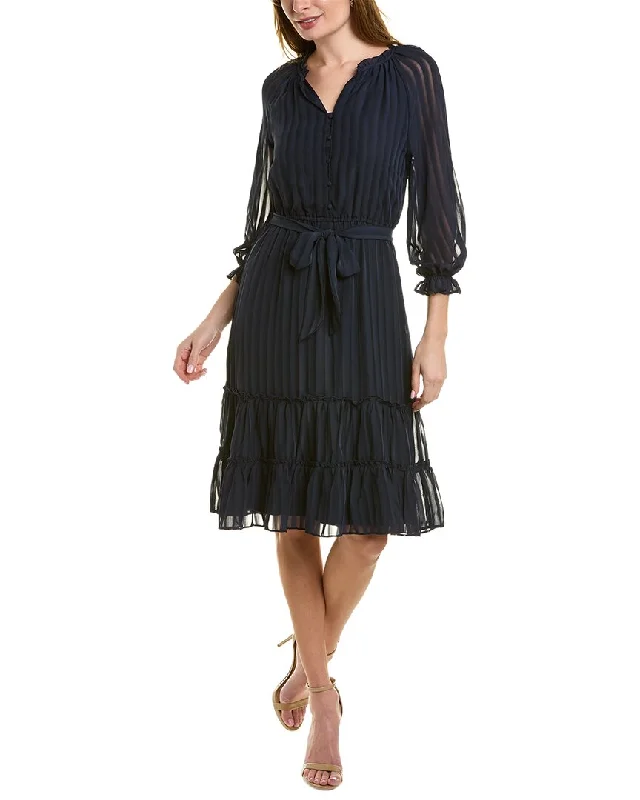 Nanette Nanette Lepore Blake Midi Dress Chic Floral Print Midi Dress