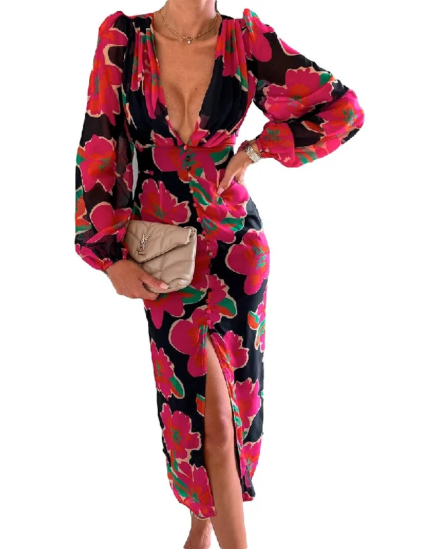 Nisha Outi Midi Dress Comfortable Adjustable Strap Midi Dress