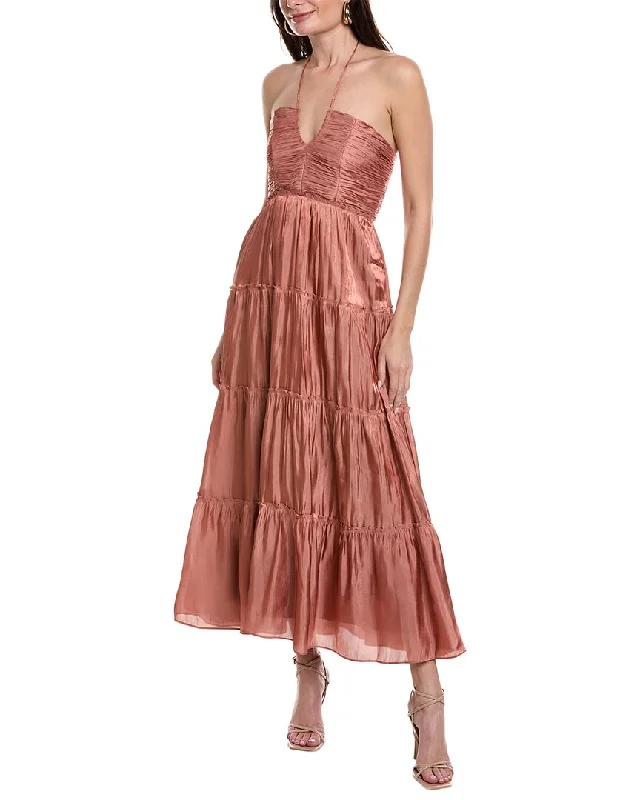 o.p.t. East Midi Dress Elegant Maxi-Midi Hybrid Dress