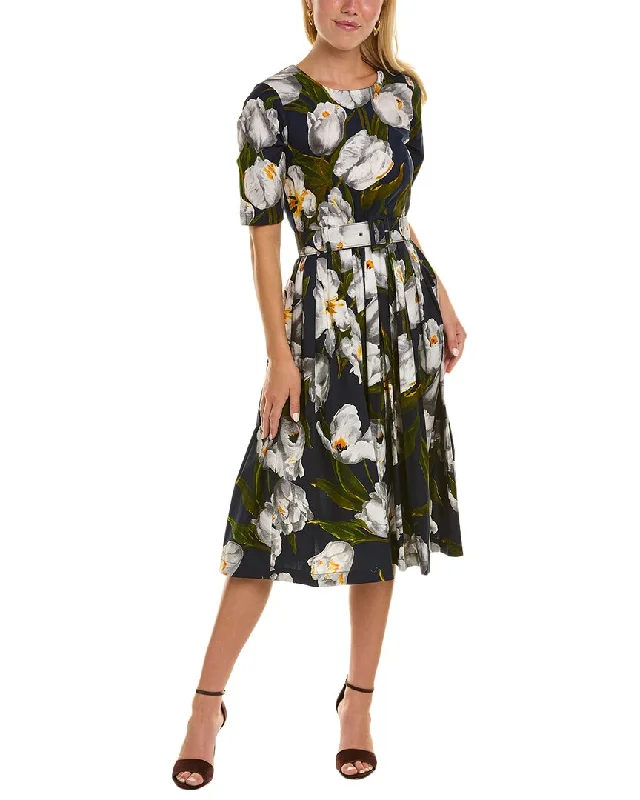 Samantha Sung Florence Midi Dress Stylish Silk Midi Dress
