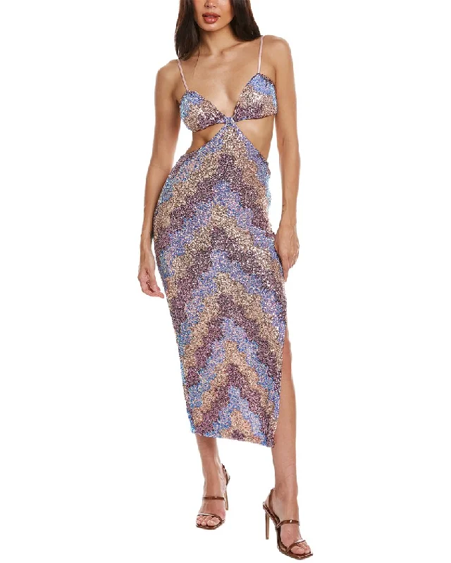 Saylor Nat Midi Dress Trendy Knit Midi Dress