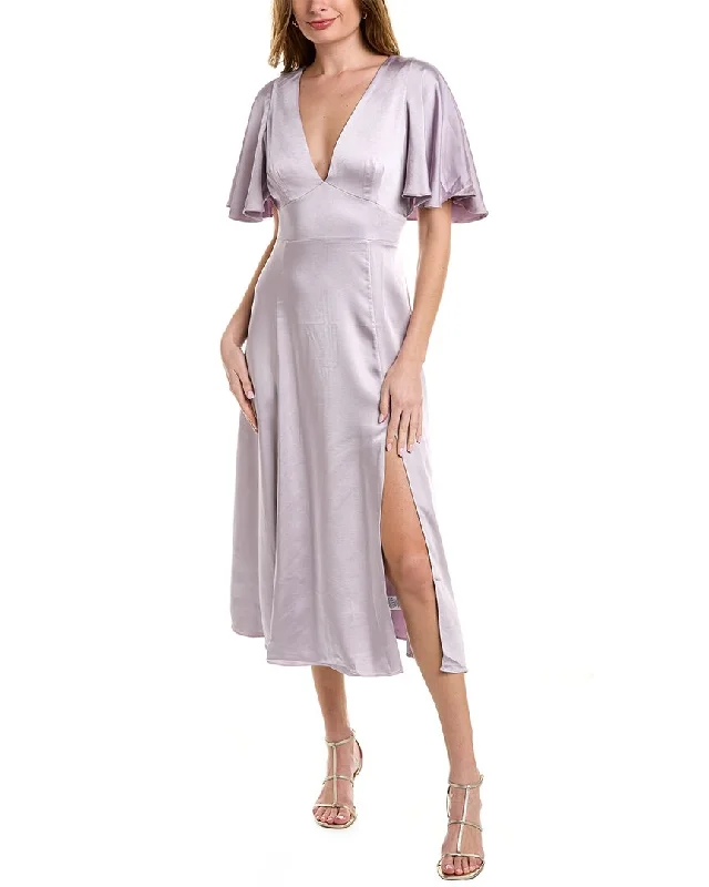 Ted Baker Flutter Sleeve Midi Dress Fashionable Skater Midi Dress