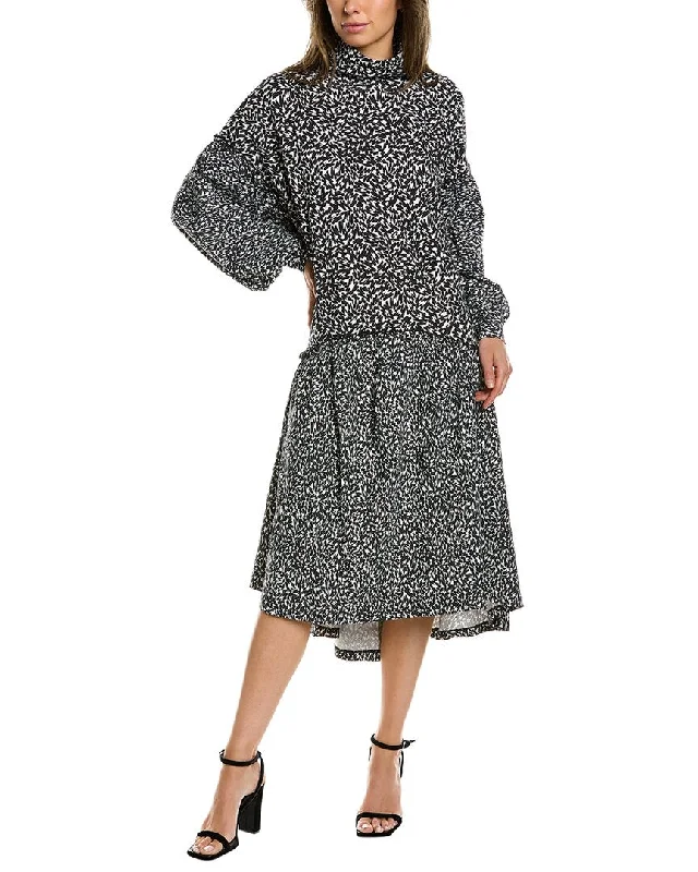 Ted Baker Toddl Midi Dress Fashionable Off-Shoulder Dress Midi