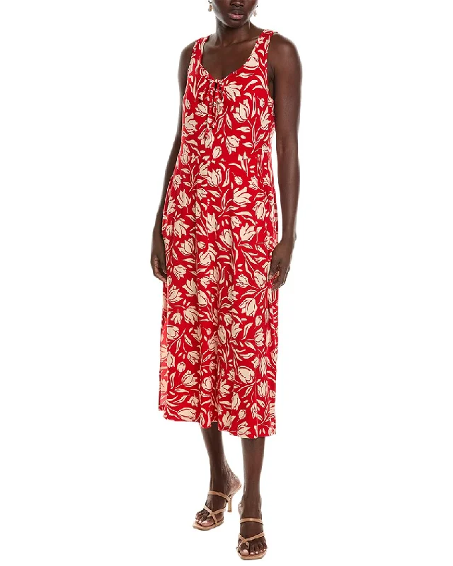 cabi Tearoom Maxi Dress Classic V-Neck Maxi Dress
