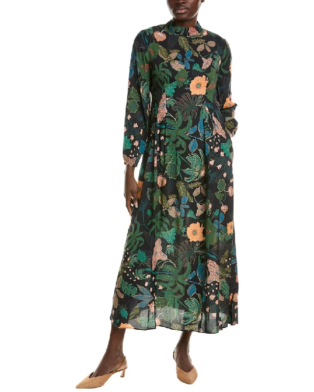 Garrie B Roma Maxi Dress Comfortable Plunging Neckline Maxi Dress