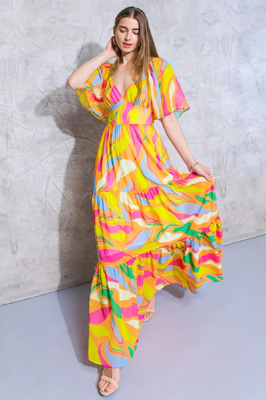 EVER SO SWEET WOVEN MAXI DRESS Trendy Fit-and-Flare Maxi Dress