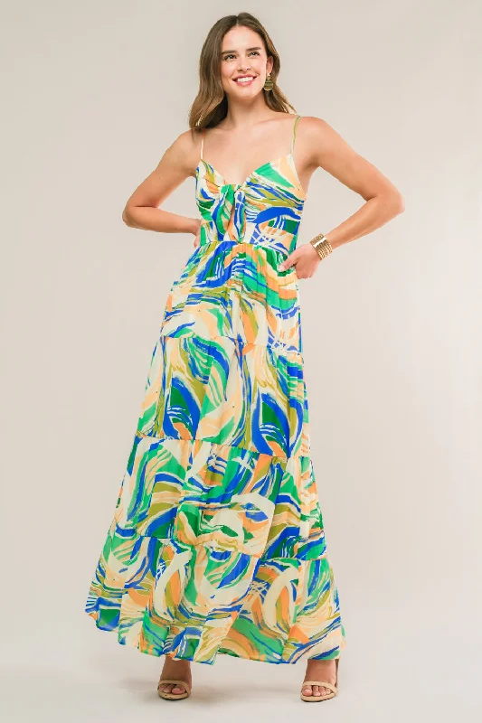 FLORIDA DREAMS WOVEN MAXI DRESS Stylish Off-Shoulder Maxi Dress