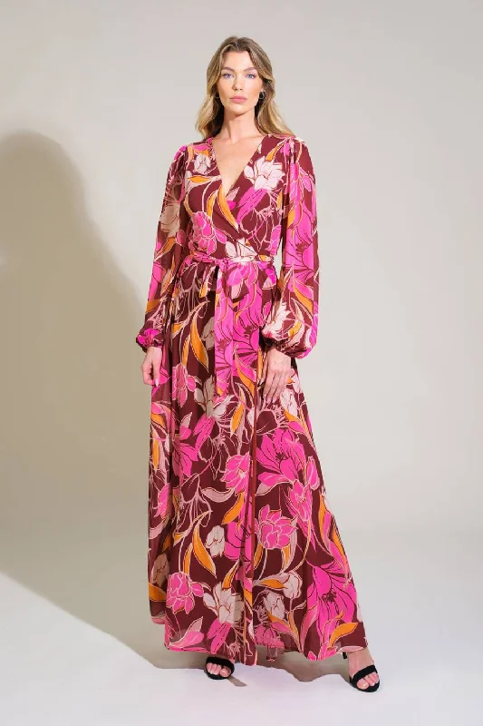 LUSH HAVEN WOVEN MAXI DRESS Elegant Boho Maxi Dress