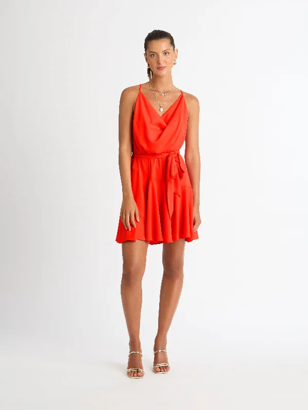 JESS MINI DRESS Elegant Floral-Print Mini Dress
