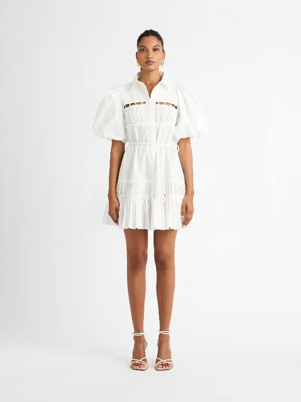 MA CHERIE MINI DRESS Cozy Wraparound Mini Dress