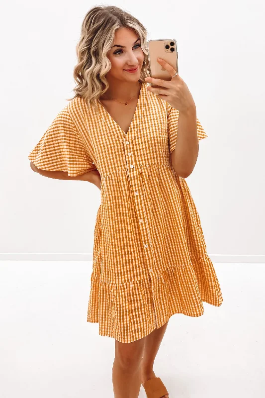 Romina Mini Dress Mango Stylish Plaid Mini Dress