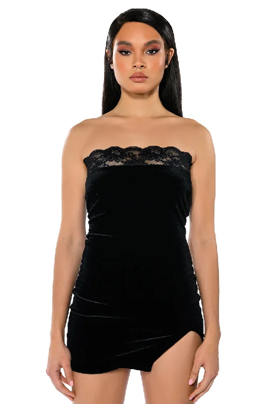 SOMETHING ABOUT YOU LACE DETAIL MINI DRESS Trendy Camisole Mini Dress