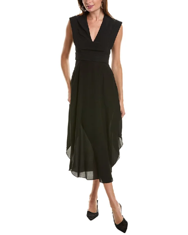 Stella McCartney Crepe Silk Maxi Dress Cozy Ribbed Maxi Dress