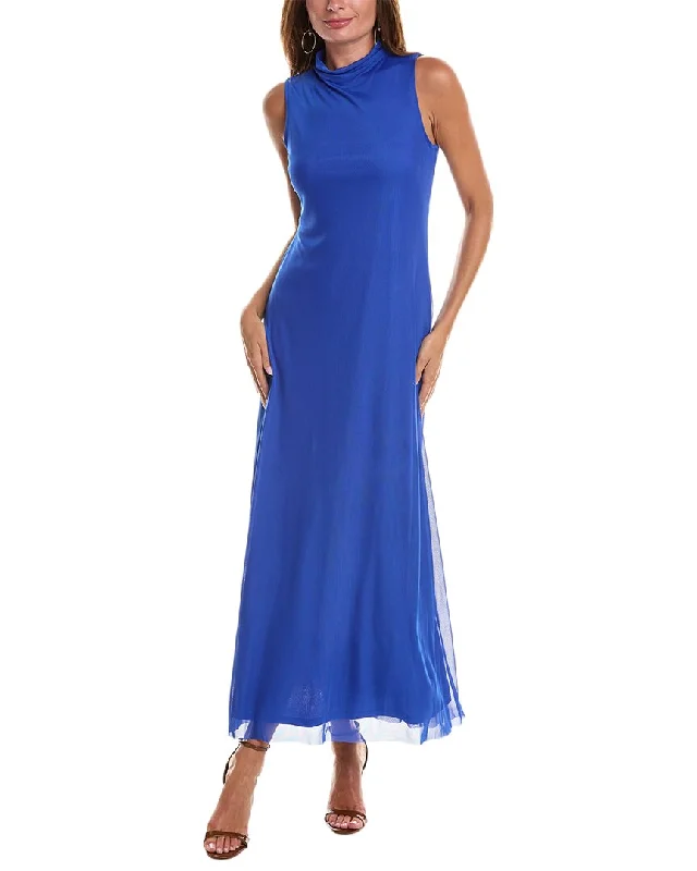 Vince Camuto High-Neck Maxi Dress Stylish Off-Shoulder Maxi Dress