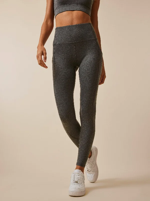 Soleil Melange Legging Cozy Textured Workout Leggings