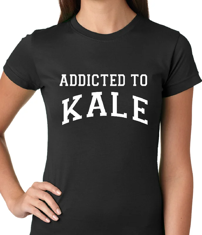 Addicted to Kale Ladies T-shirt Casual Formal Business