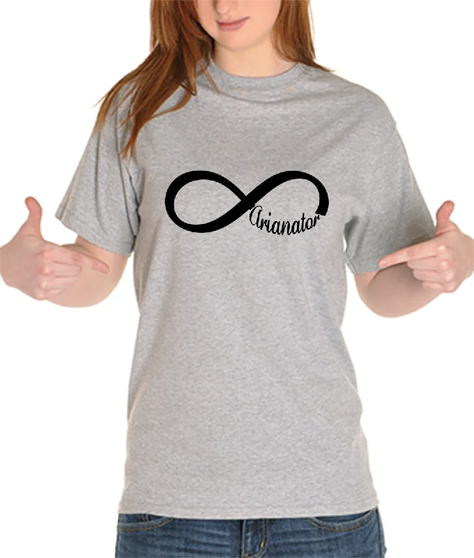 Arianator Forever Girl's T-Shirt Collared Crew Neck Turtle Neck