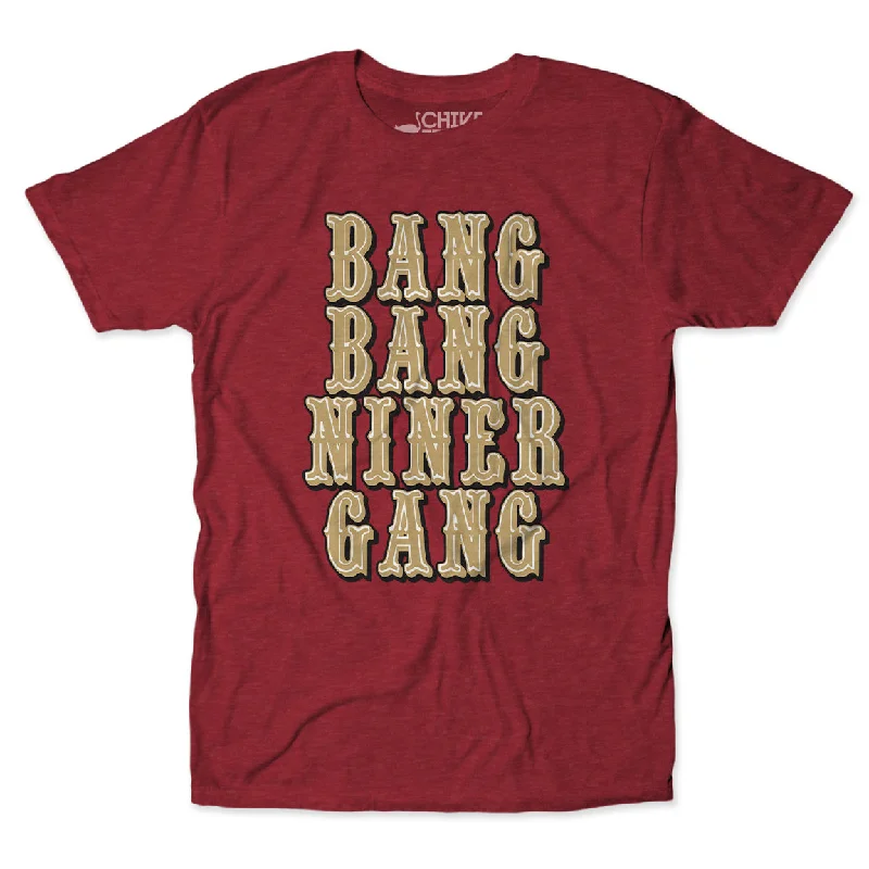 Bang Bang Unisex Tee Embroidered Appliqued Beaded