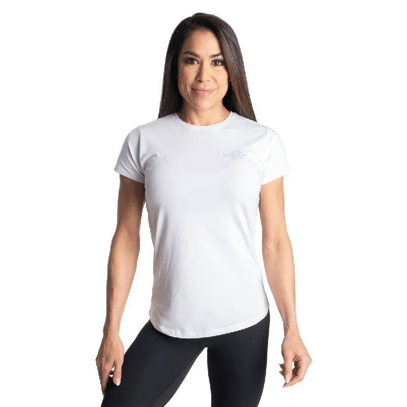 Better Bodies Regular Tee - White Iron Safe Non-Iron Wrinkle Free