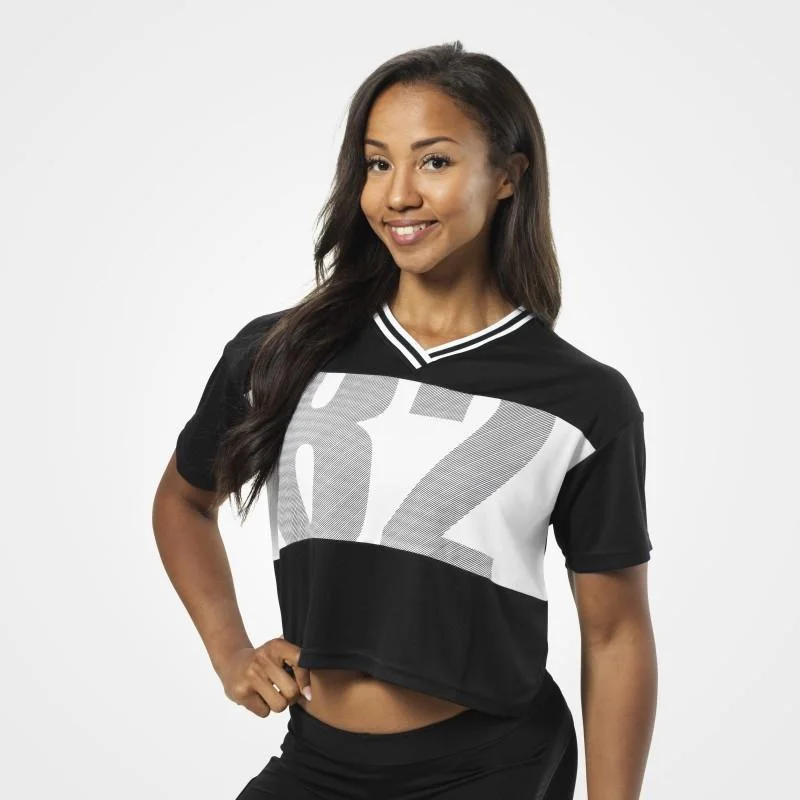 Better Bodies Trinity Tee - Black Fleece Nylon Spandex