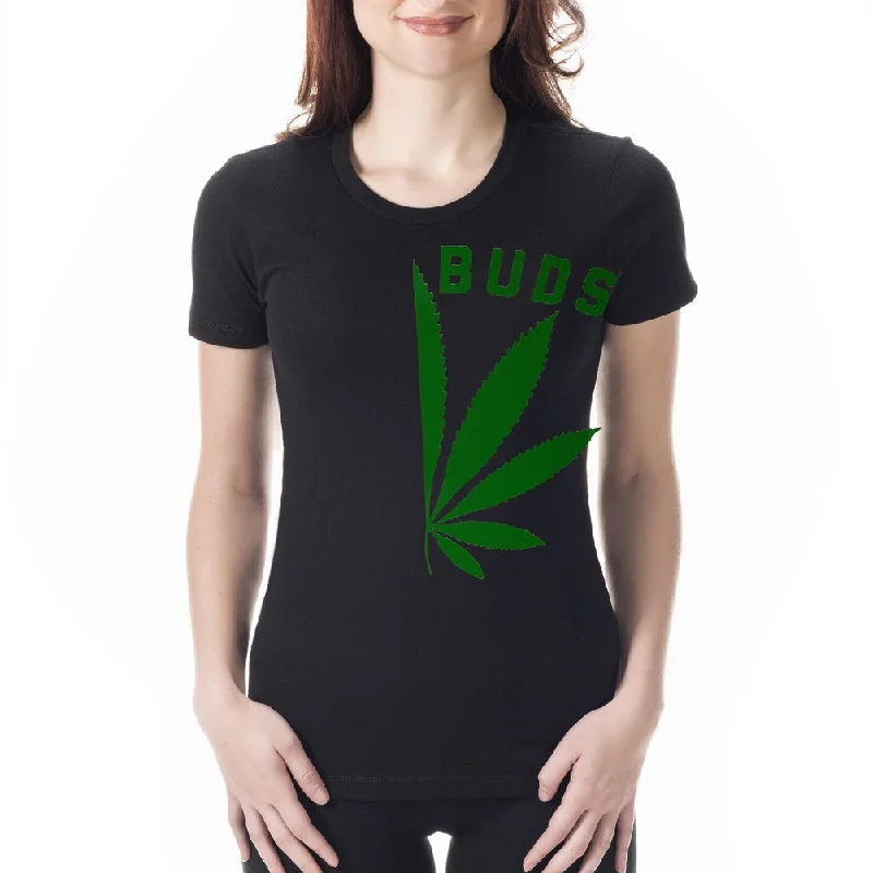 "Buds" Best Buds Girl's T-Shirt Graphic Embroidered Appliqued