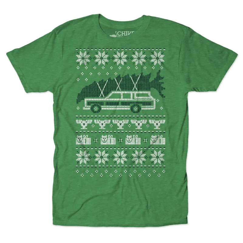 Christmas Vacation Tee Mesh Fabric Canvas Fabric Denim Fabric