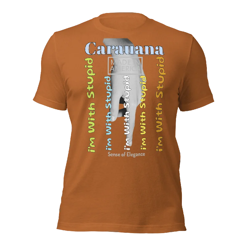 Carauana T-shirt Mesh Canvas Denim