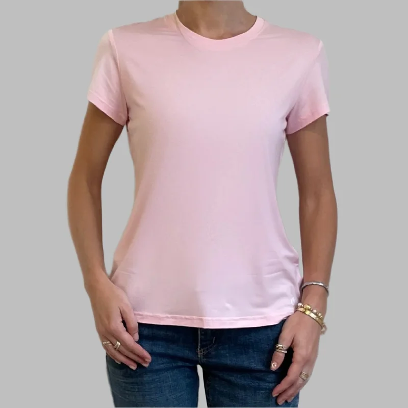 SOFTEE Women's Bamboo Round Neck T-shirt Anti-Pilling Machine Wash Handmade