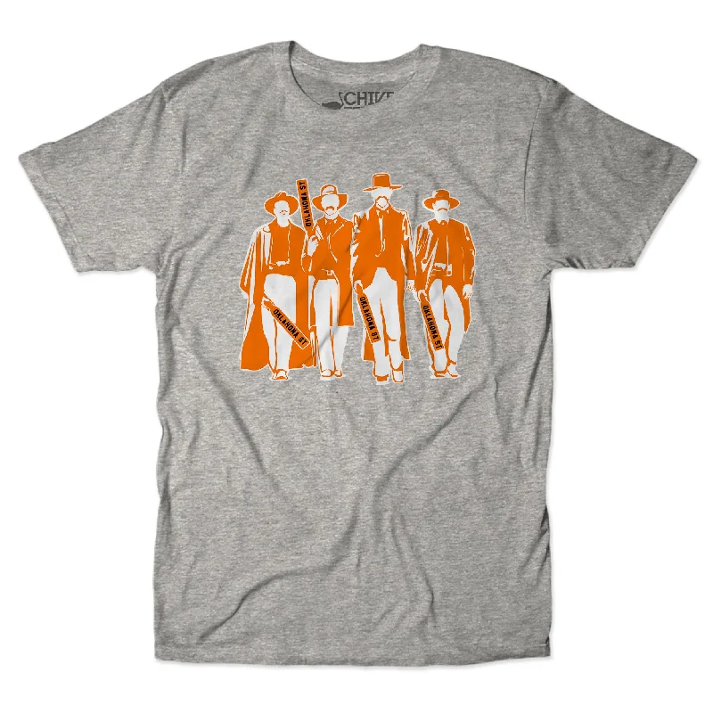 Fight'em Cowboys Unisex Tee Front Pockets Side Pockets Patch Pockets