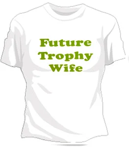 Future Thophy Wife Girls T-Shirt Notch Collar Peter Pan Collar Cowl Neck