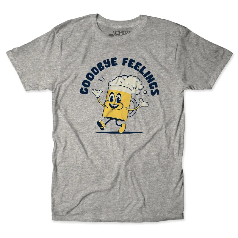 Goodbye Feelings Unisex Tee Mesh Blend Leather Blend Suede Blend