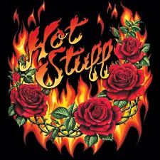 Hot Stuff Rose Flame Girls T-Shirt Cozy Warm Stylish