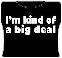 Im Kind Of A Big Deal Girls T-Shirt (Black) Silk Blend Satin Velvet