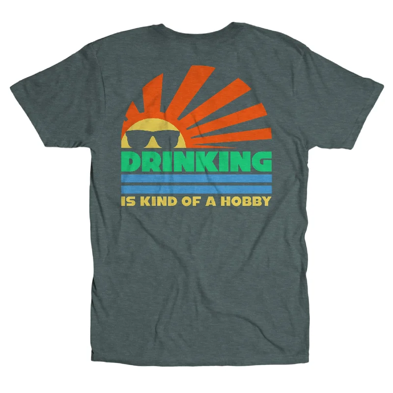 It's Kind Of A Hobby Unisex Tee Hooded Caped Shawl Collar