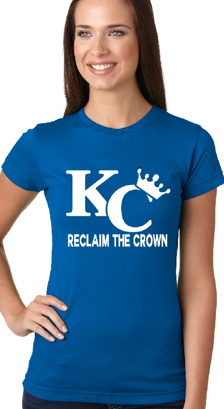 KC Reclaim The Crown Girls T-shirt Cotton Fabric Linen Fabric Terry Fabric