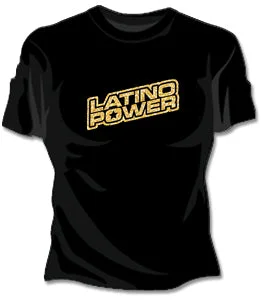 Latino Power Girls T-Shirt Wool Fabric Cashmere Fabric Tweed Fabric