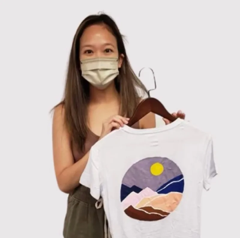 White Round Neck