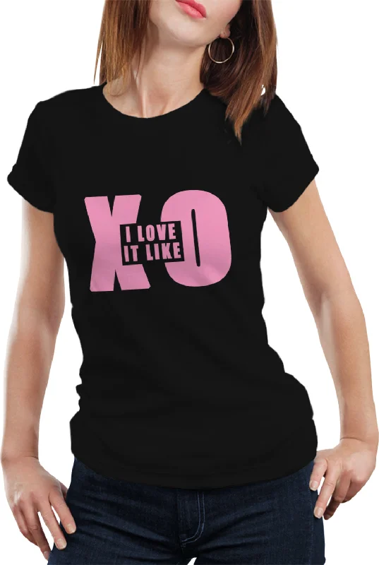 Love It Like XO Girls T-shirt Terry Blend Velvet Blend Canvas Blend