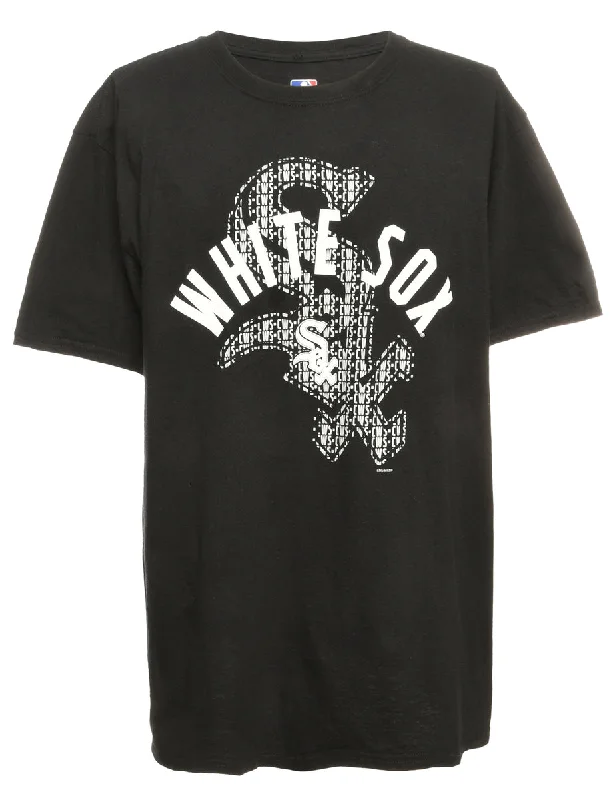 MLB White Sox Sports T-shirt - L Elasticated Padded Insulated