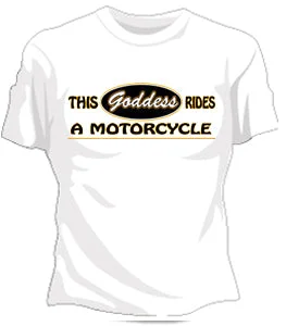 Motorcycle Goddess Girls T-Shirt Satin Blend Silk Blend Wool Blend
